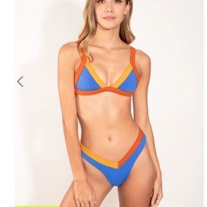 ONEONE color blocked bikini